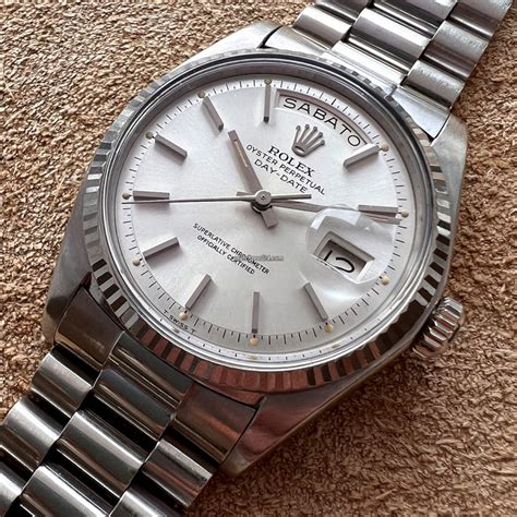 vintage rolex day date white gold